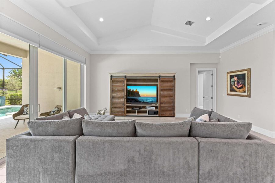 Furnished interior view inside a new home in Belterra, Port St. Lucie (Image 14).