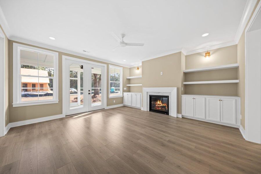 Spacious, unfurnished interior of a new home in , Awendaw (Image 21).