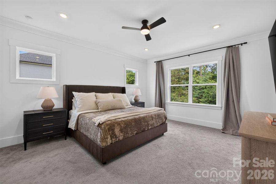 Furnished interior view inside a new home in , Huntersville (Image 32).