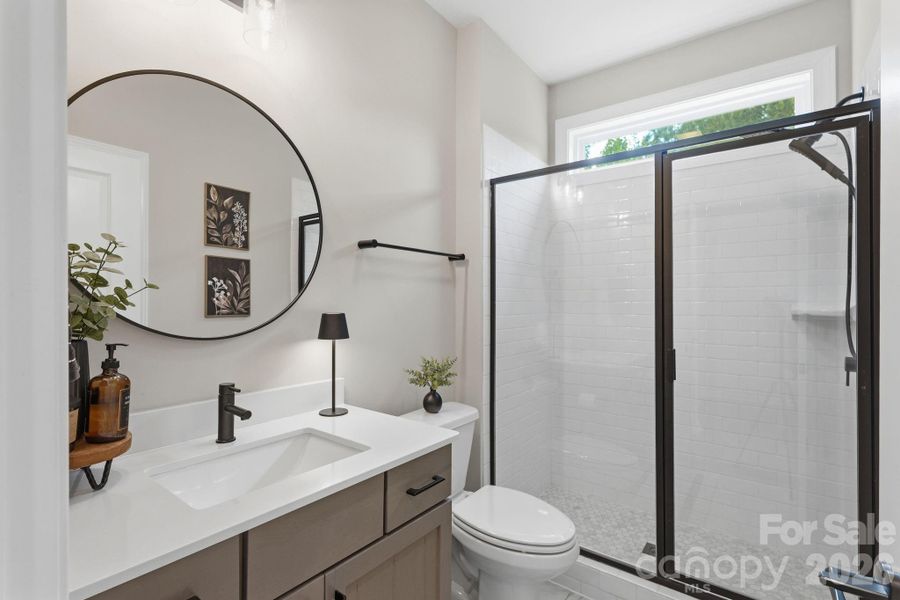 Furnished interior view inside a new home in , Charlotte (Image 21).