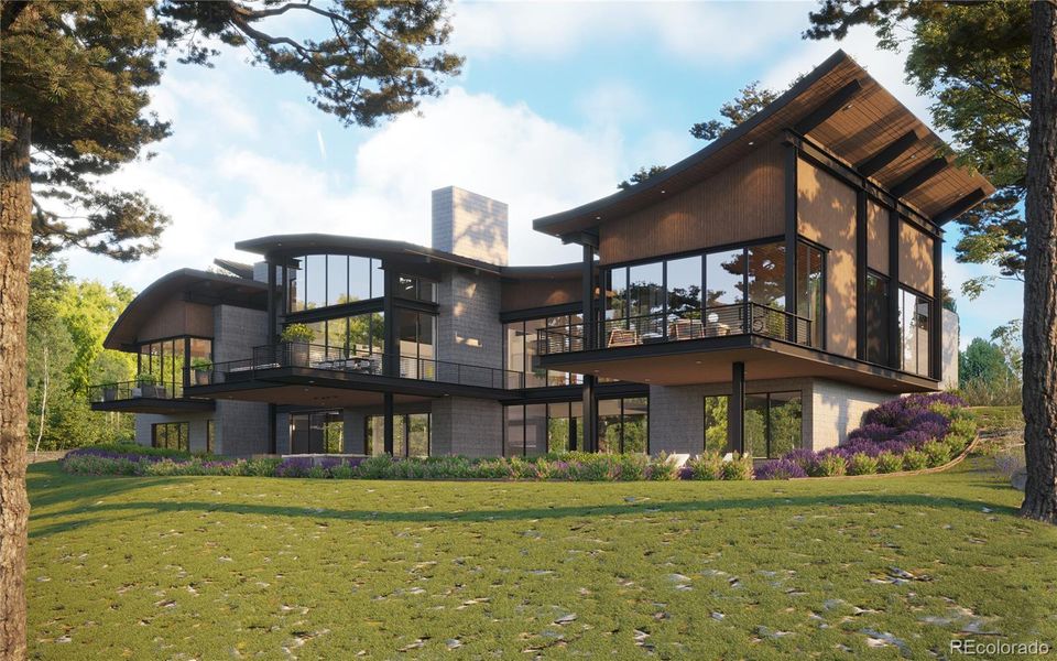 Rendering of Custom Home