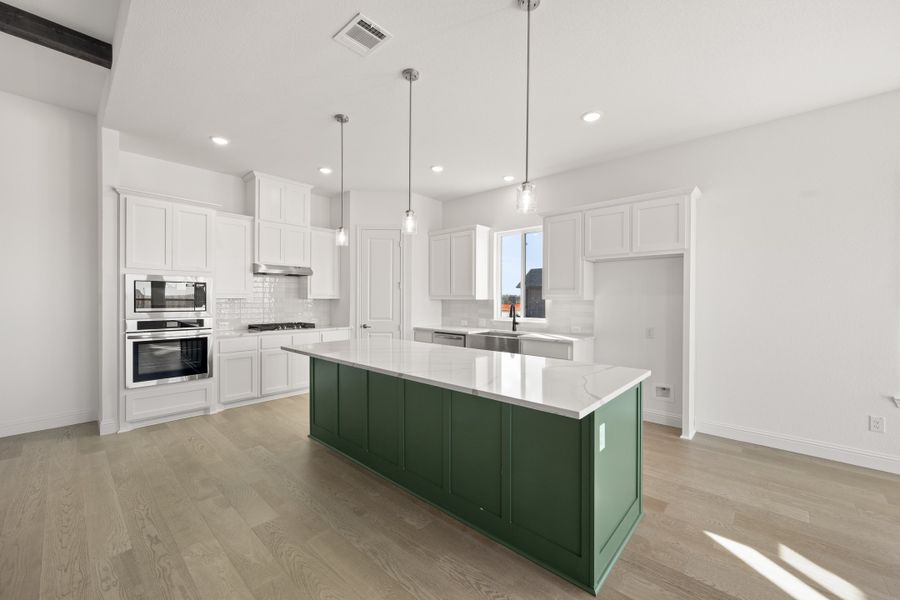 Furnished interior view inside a new home in Timberbrook, Justin (Image 9).