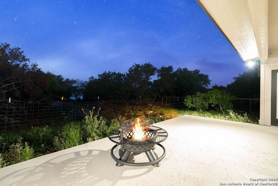 Exterior details and patio area of a home in , Kerrville (Image 3).