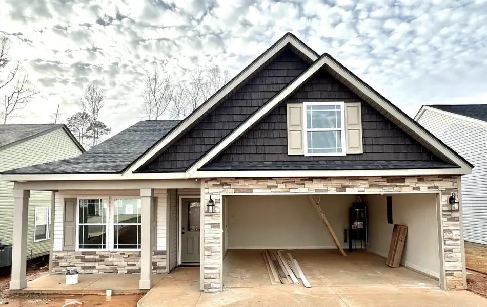 In-progress construction of a new home in Cleveland Meadows, Spartanburg, SC (Image 3).