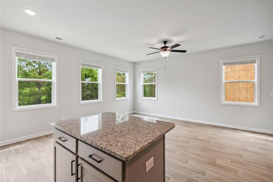 Furnished interior view inside a new home in , Cleveland (Image 10).
