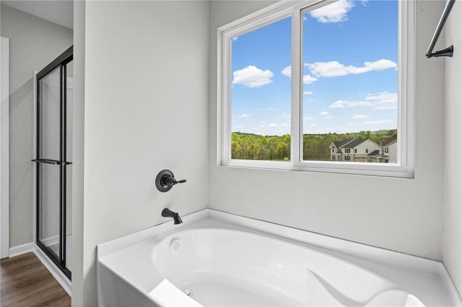 Close-up of interior finishes inside a home in Twin Lakes, Hoschton (Image 18).
