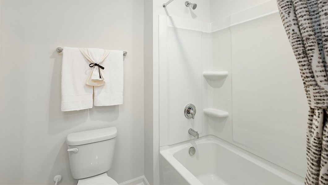 Furnished interior view inside a new home in Cardinal Creek, Charlotte (Image 33).