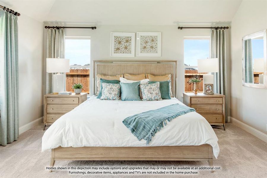 Furnished interior view inside a new home in Timberbrook, Justin (Image 9).