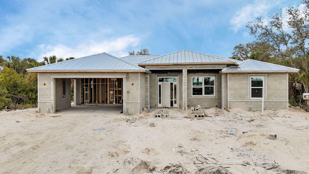 In-progress construction of a new home in , Port Charlotte, FL (Image 10). In-progress construction of a new home in , Port Charlotte, FL (Image 10).