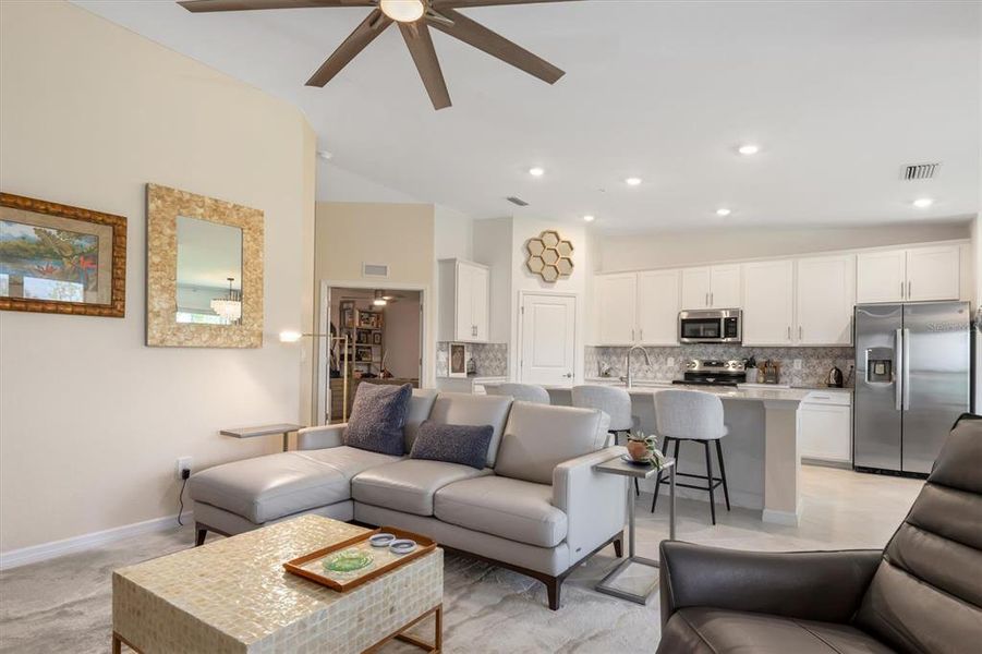 Furnished interior view inside a new home in , Punta Gorda (Image 14).