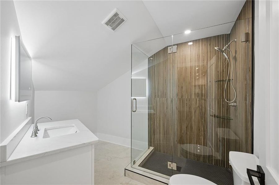 Furnished interior view inside a new home in , Atlanta (Image 15).