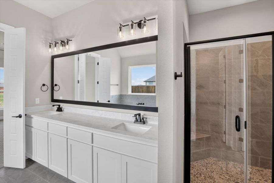 Furnished interior view inside a new home in Coyote Crossing, Godley (Image 14).