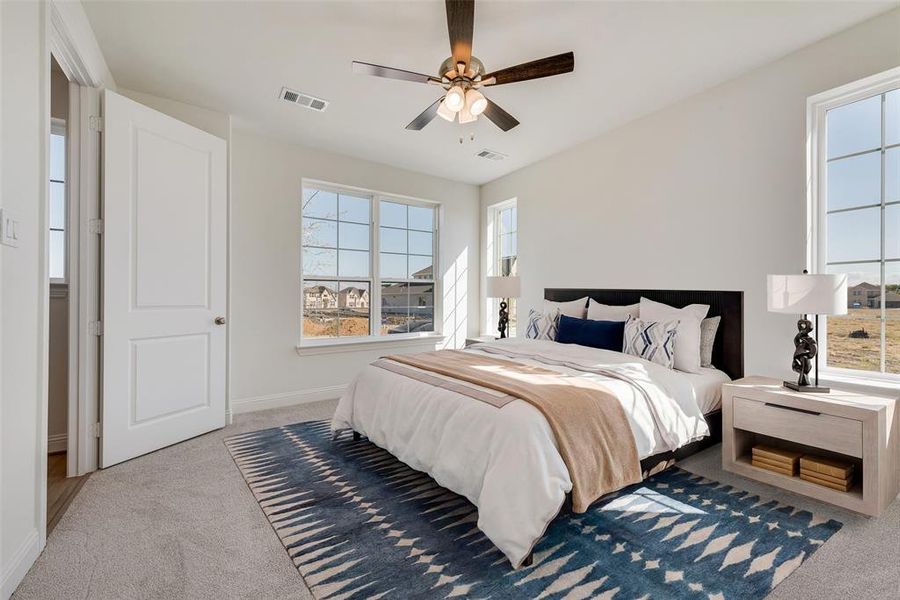 Furnished interior view inside a new home in Goodland in Prairie Ridge, Venus (Image 13).