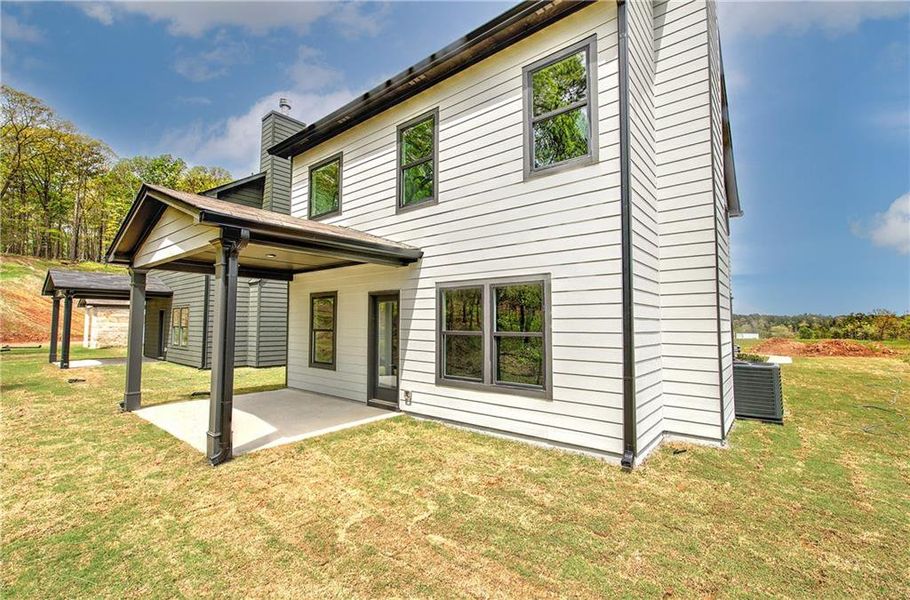 Exterior details and patio area of a home in , Cartersville (Image 24).