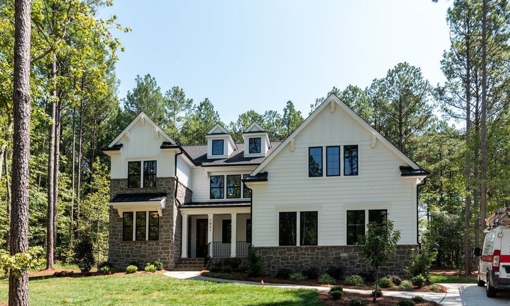 Representative exterior photo of a completed home built from the Huntley by Classica Homes in Riverchase Estates, Lancaster, SC (Image 25).