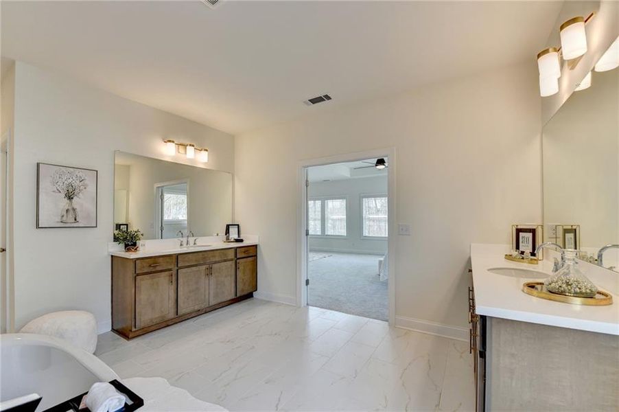 Furnished interior view inside a new home in , Cumming (Image 42).