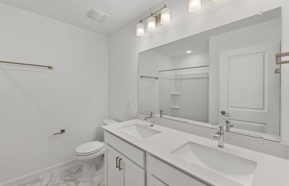 Furnished interior view inside a new home in Monarch on Main, Round Rock (Image 14).