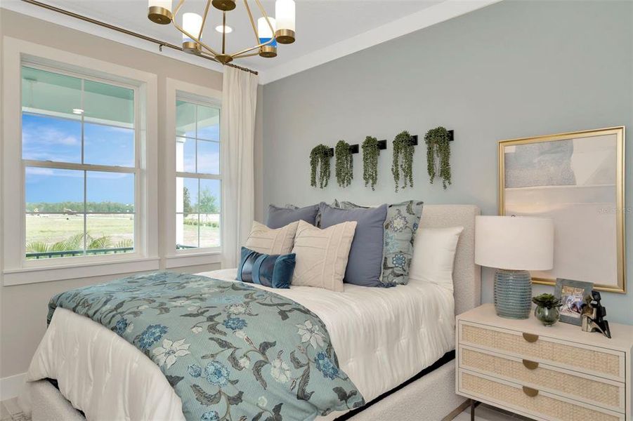 Furnished interior view inside a new home in Primrose at Longleaf, New Port Richey (Image 18).