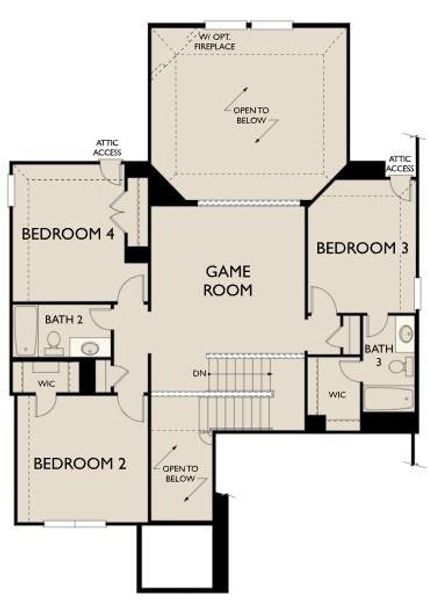 Tyler Floorplan Level 2