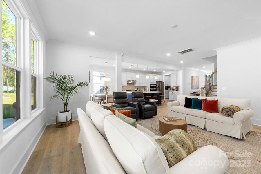 Furnished interior view inside a new home in , Indian Trail (Image 2).