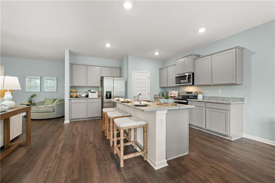 Furnished interior view inside a new home in , Buckhead (Image 12).