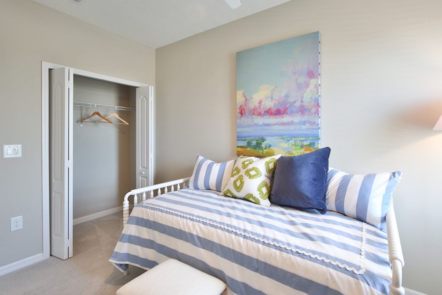 Furnished interior view inside a new home in Palm Grove, Lakewood Ranch (Image 24).