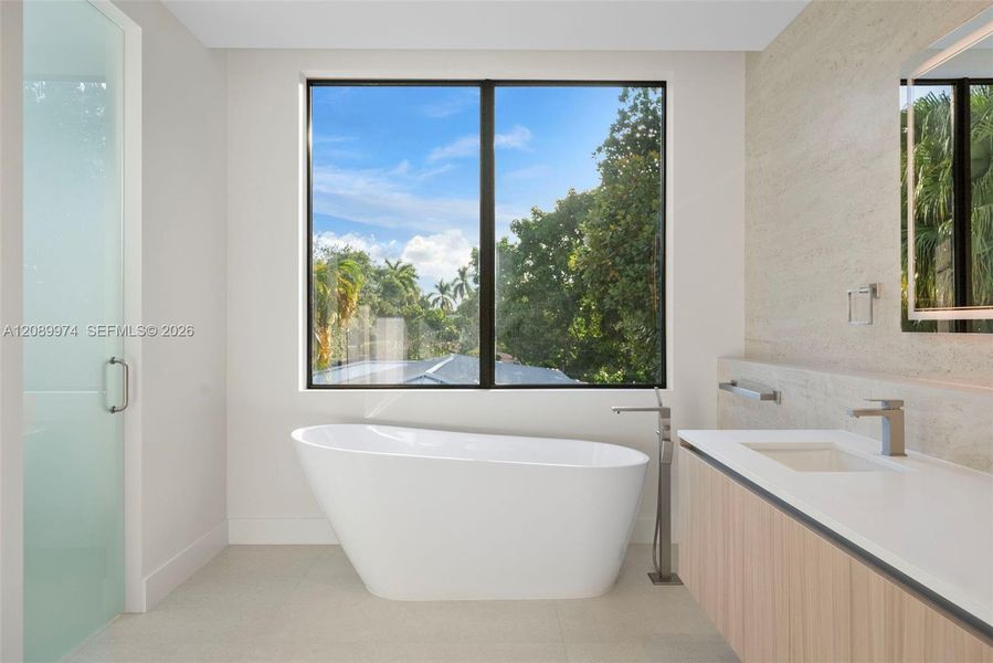 Furnished interior view inside a new home in , South Miami (Image 7).