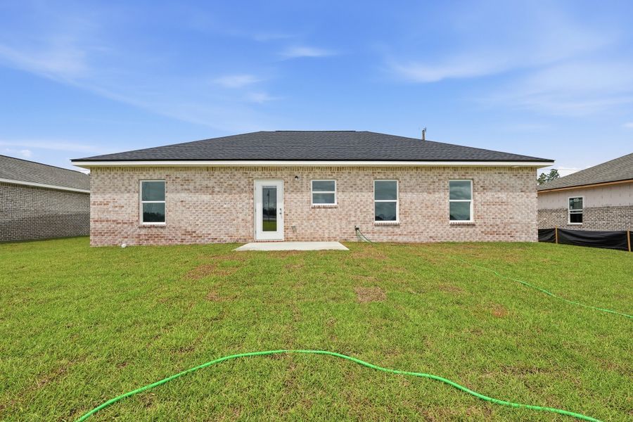 Exterior details and patio area of a home in Southern Charm, Crestview (Image 3).