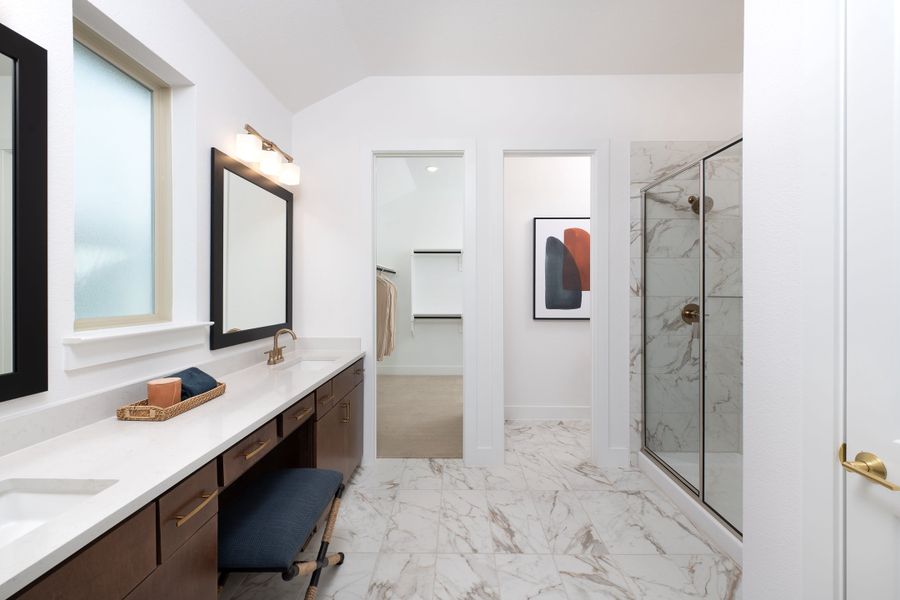 Representative furnished interior of a home built from the Mila by Tri Pointe Homes in The Meadows, Denton (Image 12). Representative furnished interior of a home built from the Mila by Tri Pointe Homes in The Meadows, Denton (Image 12).