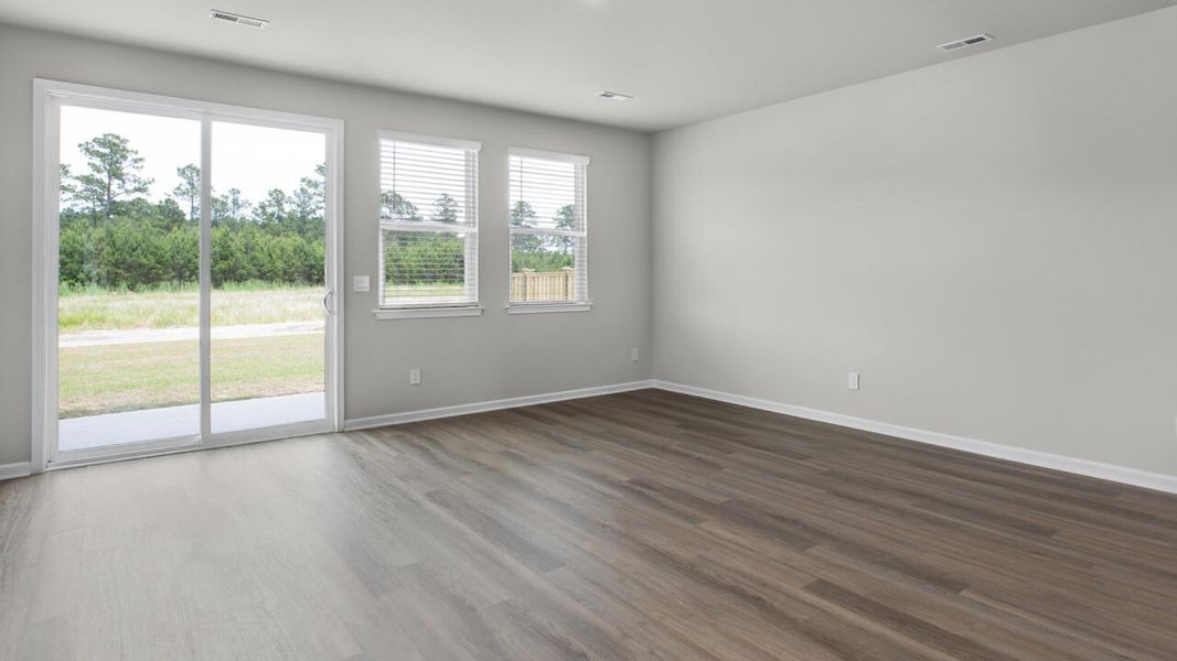 Spacious, unfurnished interior of a new home in Surfside Landing, Hubert (Image 18).