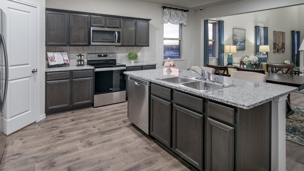Furnished interior view inside a new home in Wildcat Ranch, Crandall (Image 10).