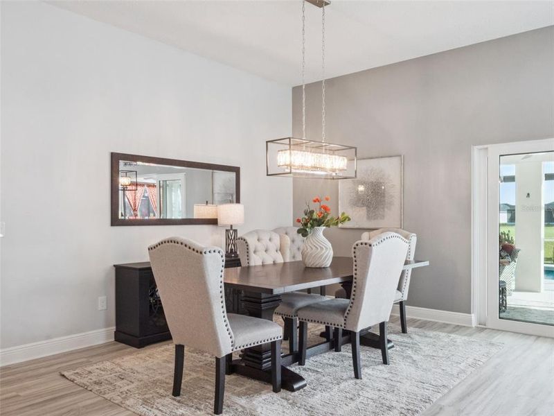 Furnished interior view inside a new home in , The Villages (Image 6).