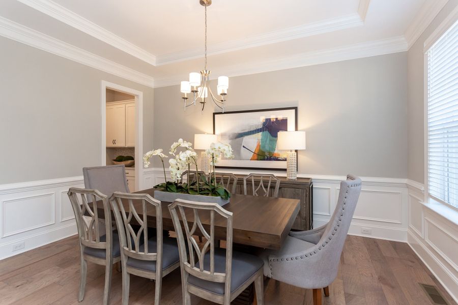 Representative furnished interior of a home built from the Statesville by Caruso Homes in Sauls Landing, Zebulon (Image 6). Representative furnished interior of a home built from the Statesville by Caruso Homes in Sauls Landing, Zebulon (Image 6).