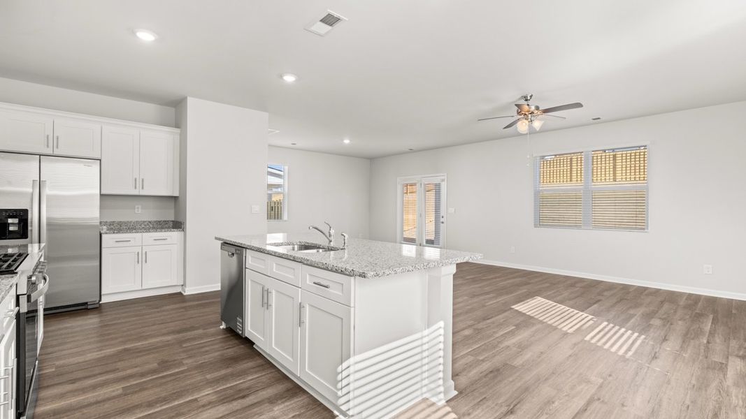Furnished interior view inside a new home in Wrenfield at Chanticleer, North Augusta (Image 3).