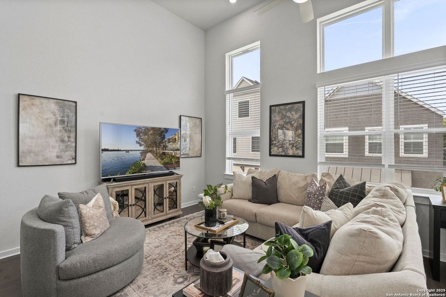 Furnished interior view inside a new home in The Enclave at Whitby, San Antonio (Image 6). Furnished interior view inside a new home in The Enclave at Whitby, San Antonio (Image 6).