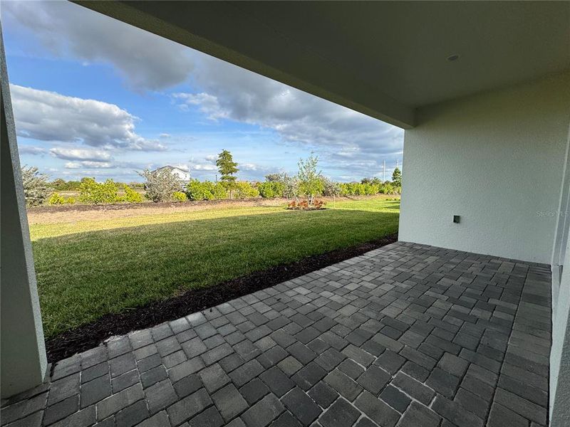 Exterior details and patio area of a home in Vistera of Venice, Nokomis (Image 23).