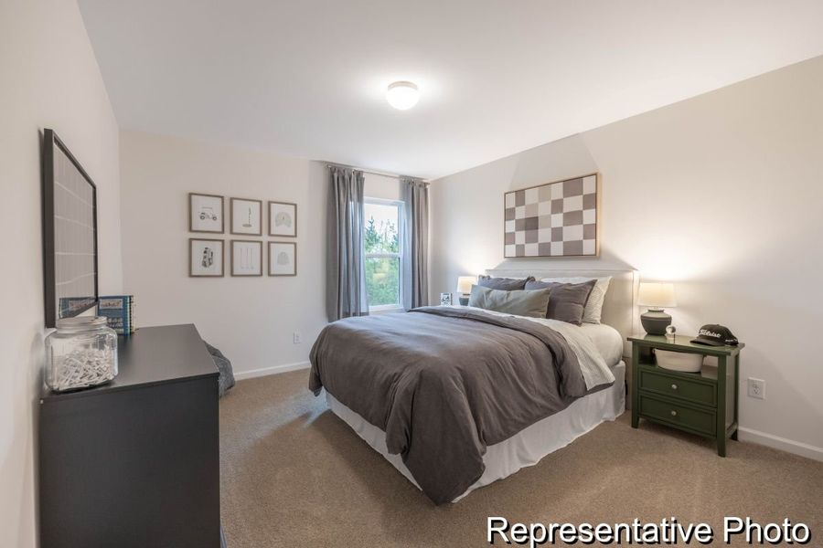 Furnished interior view inside a new home in Covington Ridge Townhomes, Thomasville (Image 18).