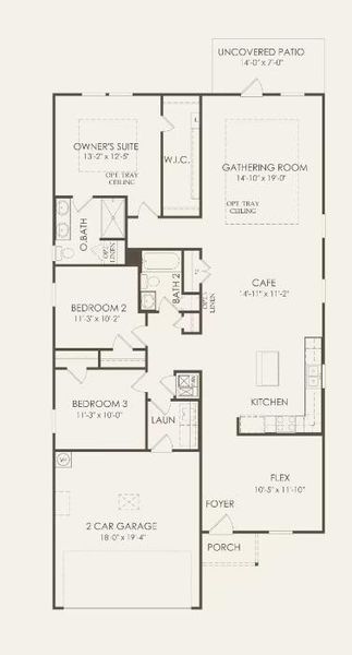 Pulte Homes, Hewitt floor plan