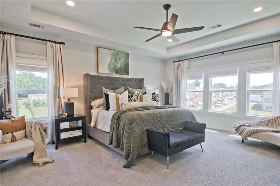 Furnished interior view inside a new home in , Cumming (Image 40).