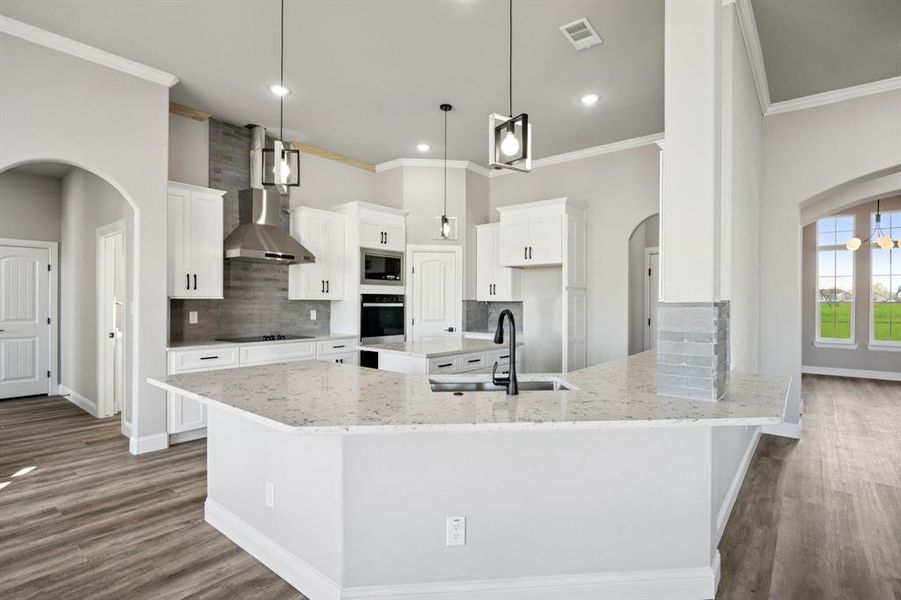 Furnished interior view inside a new home in , Royse City (Image 9). Furnished interior view inside a new home in , Royse City (Image 9).