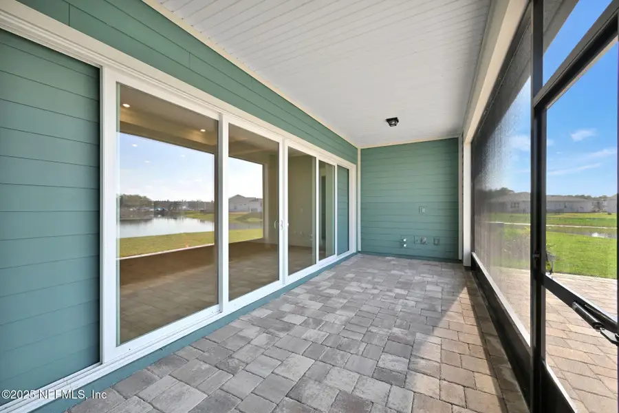 Exterior details and patio area of a home in Del Webb Saint Johns, St. Johns (Image 2). Exterior details and patio area of a home in Del Webb Saint Johns, St. Johns (Image 2).
