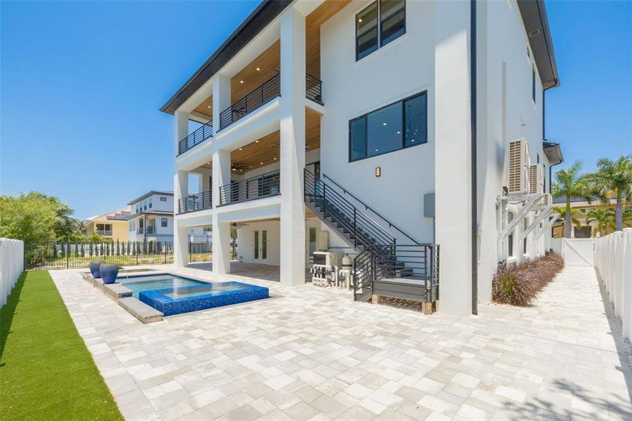 Exterior details and patio area of a home in , Gulfport (Image 3). Exterior details and patio area of a home in , Gulfport (Image 3).