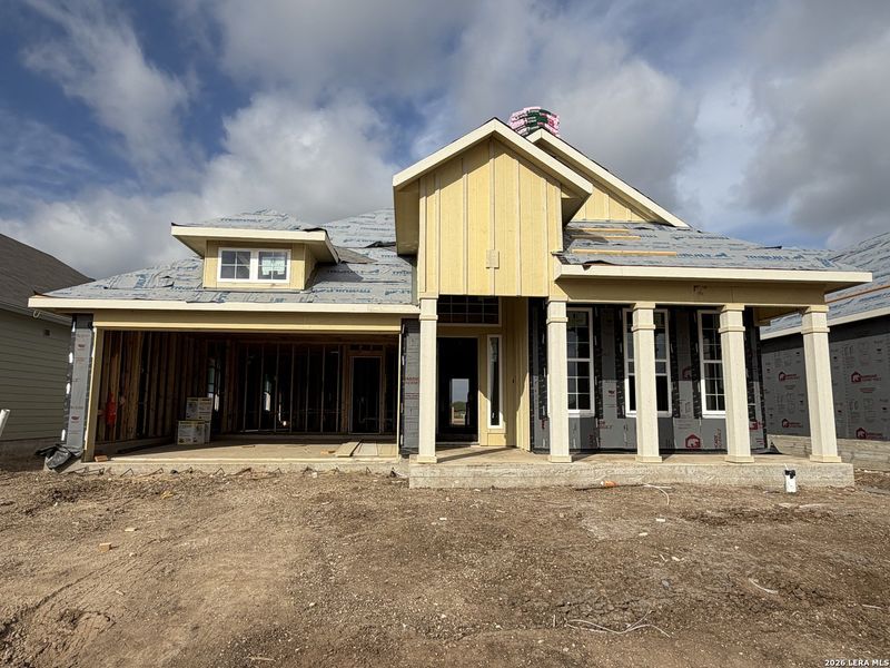 In-progress construction of a new home in Arroyo Ranch, Seguin, TX (Image 9). In-progress construction of a new home in Arroyo Ranch, Seguin, TX (Image 9).