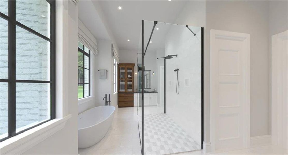 Furnished interior view inside a new home in , Dacula (Image 10).