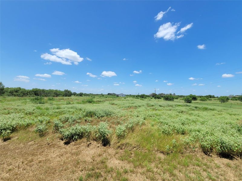 A sprawling green expanse awaits, offering boundless possibilities under an open sky.