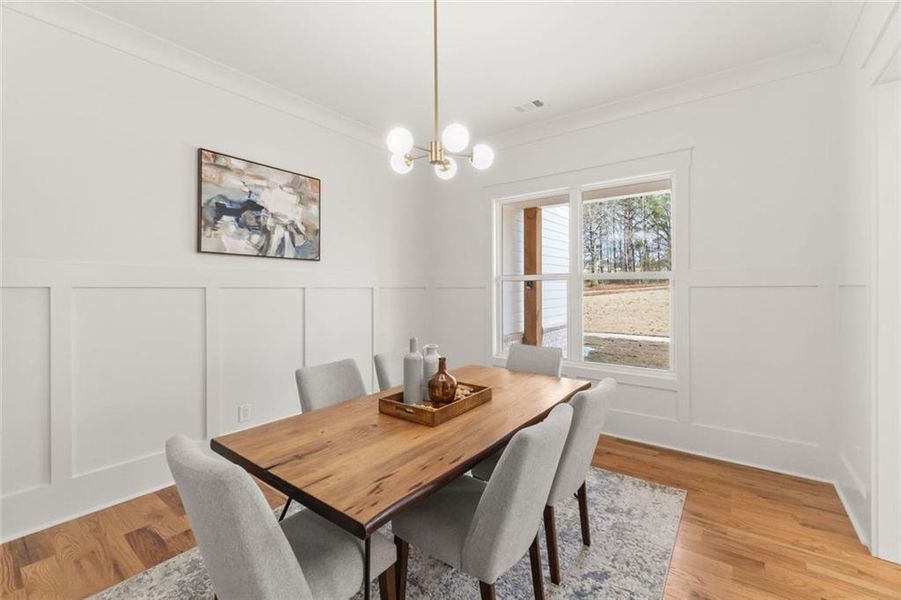 Furnished interior view inside a new home in , Social Circle (Image 39).