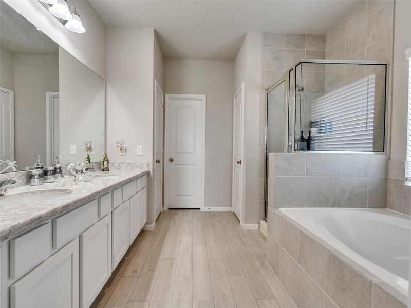 Furnished interior view inside a new home in Park Lakes East, Humble (Image 25).