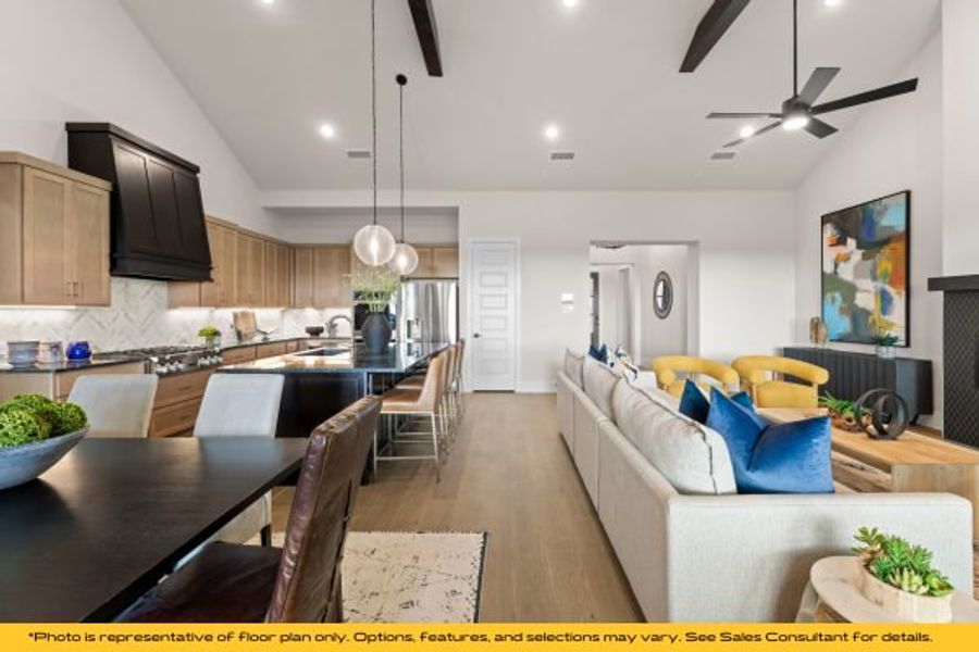 Representative furnished interior of a home built from the Bali by Stonefield Homes in Heath Golf and Yacht Club, Rockwall (Image 39).