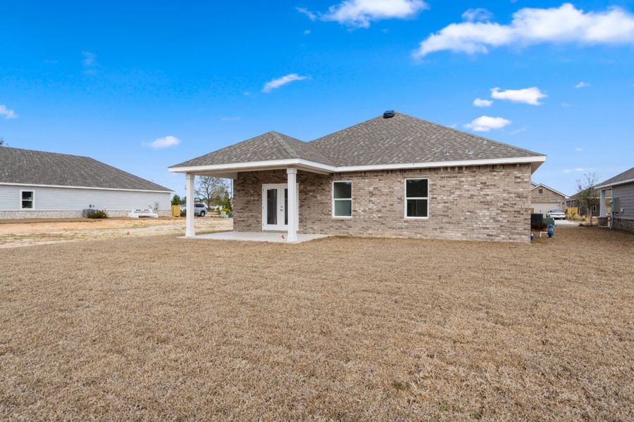 Exterior details and patio area of a home in Natureview, Freeport (Image 23). Exterior details and patio area of a home in Natureview, Freeport (Image 23).