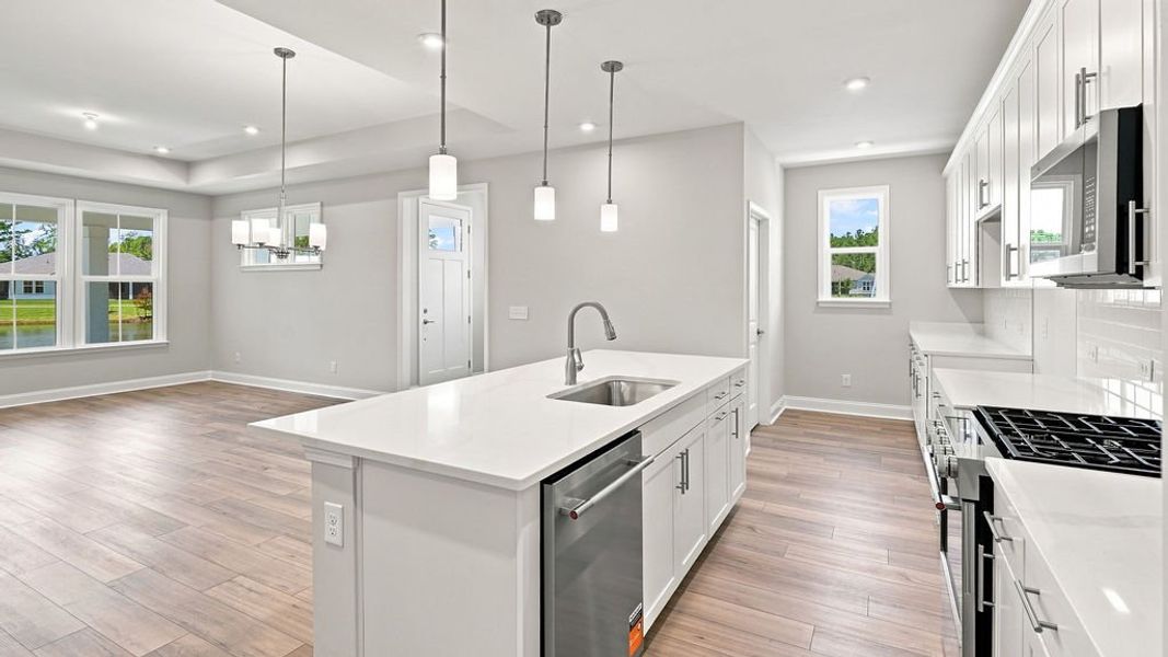 Furnished interior view inside a new home in Sun City Hilton Head, Bluffton (Image 8).